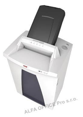 Skartovací stroj s podavačem HSM Securio AF500, stupeň utajení P-6 (příčný řez 0,78x11 mm)